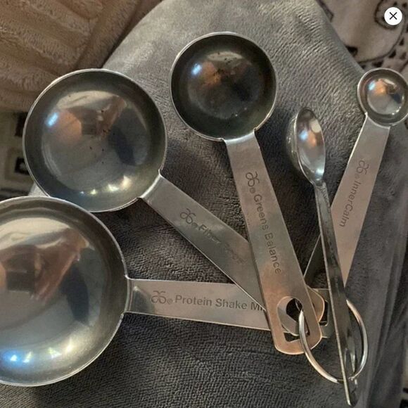 NEW Arbonne Good to be Green Kit Travel Cup Measuring Spoons Collapsible Straw - Picture 6 of 9